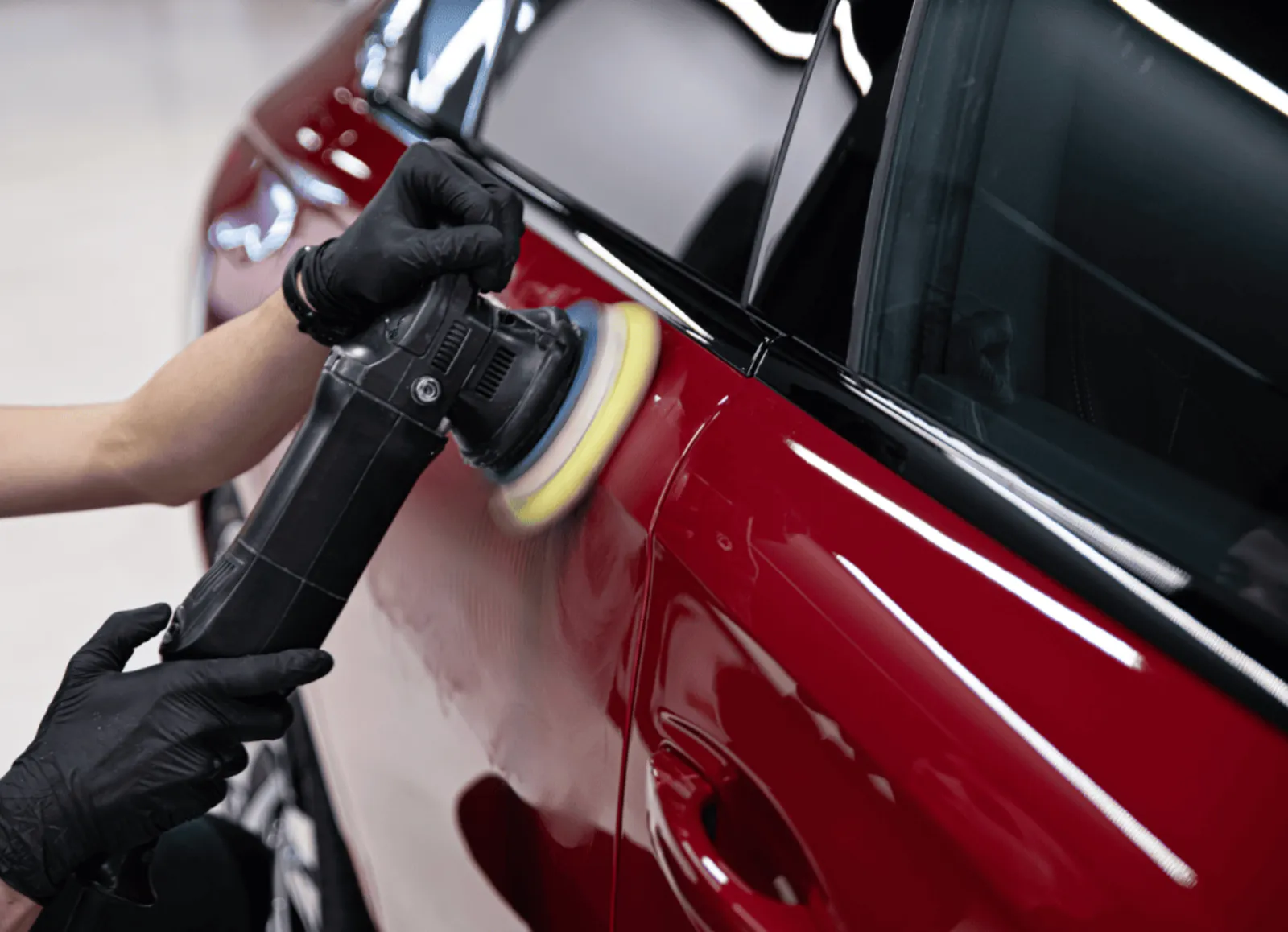 Machine polishing and paint protection
