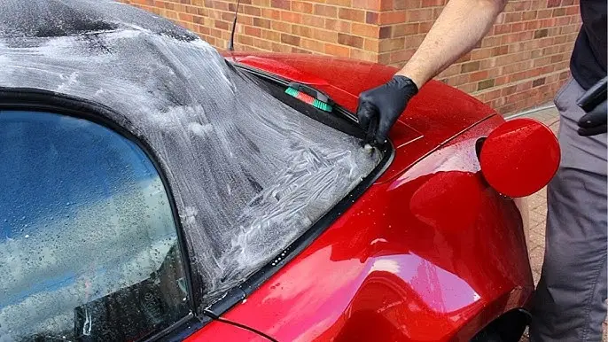 Soft top cleaning and proofing