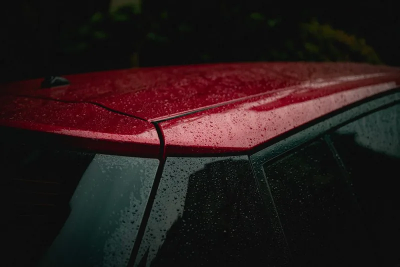 Paint correction and ceramic coating — water beading on protected paint