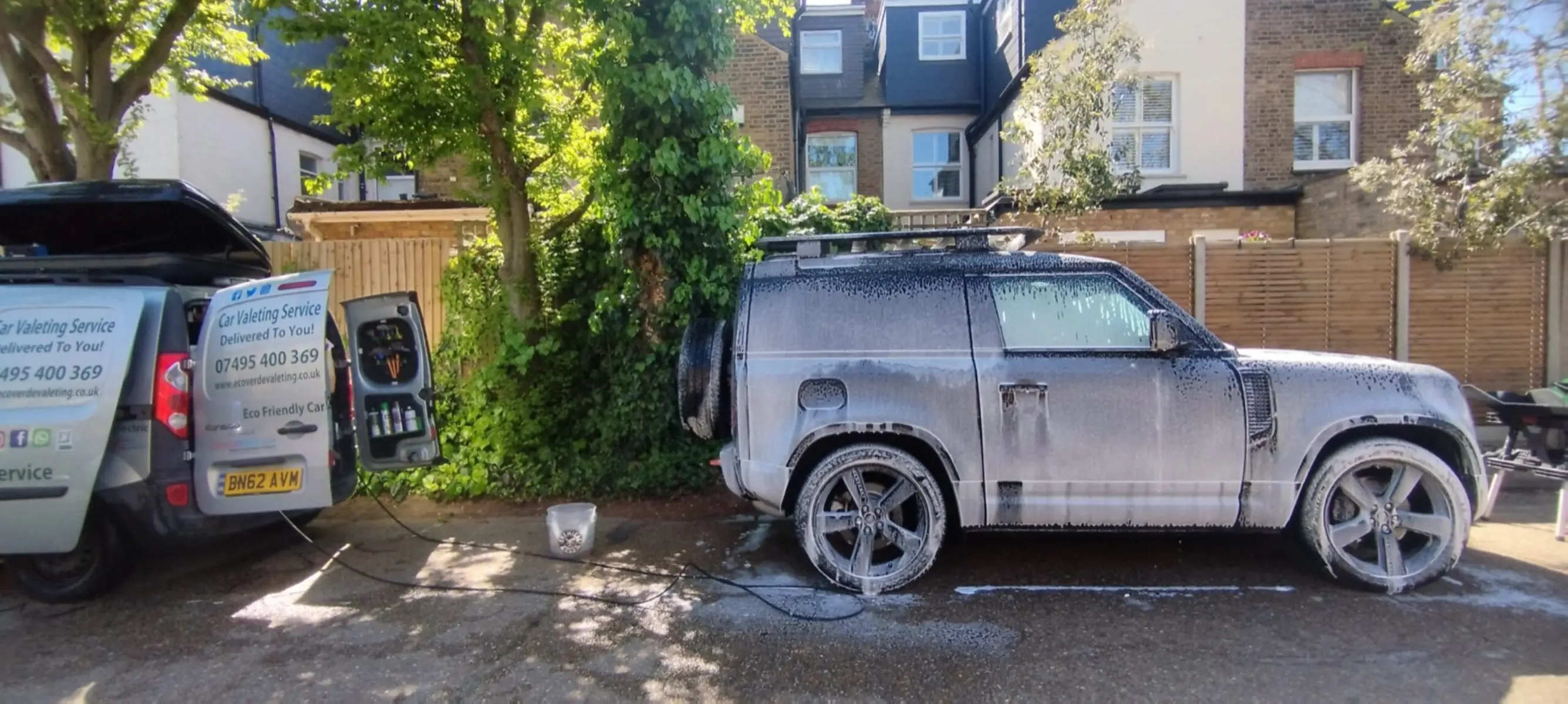 Exterior car detailing result in West London